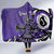 Personalized Canada Haida Eagle Hooded Blanket Purple Style