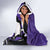 Personalized Canada Haida Eagle Hooded Blanket Purple Style