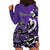 Personalized Canada Haida Eagle Hoodie Dress Purple Style - Wonder Print Shop