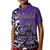 Personalized Canada Haida Eagle Kid Polo Shirt Purple Style - Wonder Print Shop