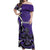 Personalized Canada Haida Eagle Off Shoulder Maxi Dress Purple Style - Wonder Print Shop