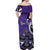 Personalized Canada Haida Eagle Off Shoulder Maxi Dress Purple Style - Wonder Print Shop