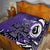 Personalized Canada Haida Eagle Quilt Purple Style