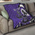 Personalized Canada Haida Eagle Quilt Purple Style