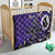 Personalized Canada Haida Eagle Quilt Purple Style