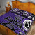 Personalized Canada Haida Eagle Quilt Bed Set Purple Style