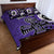 Personalized Canada Haida Eagle Quilt Bed Set Purple Style