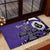 Personalized Canada Haida Eagle Rubber Doormat Purple Style