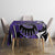 Personalized Canada Haida Eagle Tablecloth Purple Style