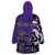 Personalized Canada Haida Eagle Wearable Blanket Hoodie Purple Style - Wonder Print Shop