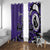 Personalized Canada Haida Eagle Window Curtain Purple Style