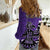 Personalized Canada Haida Eagle Women Casual Shirt Purple Style