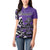 Personalized Canada Haida Eagle Women Polo Shirt Purple Style