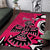 Personalized Canada Haida Eagle Area Rug Pink Style - Wonder Print Shop