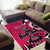 Personalized Canada Haida Eagle Area Rug Pink Style - Wonder Print Shop