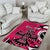 Personalized Canada Haida Eagle Area Rug Pink Style - Wonder Print Shop