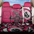 Personalized Canada Haida Eagle Back Car Seat Cover Pink Style - Wonder Print Shop