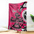 Personalized Canada Haida Eagle Blanket Pink Style