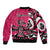 Personalized Canada Haida Eagle Bomber Jacket Pink Style - Wonder Print Shop