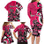 Personalized Canada Haida Eagle Family Matching Long Sleeve Bodycon Dress and Hawaiian Shirt Pink Style - Wonder Print Shop