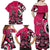 Personalized Canada Haida Eagle Family Matching Off Shoulder Maxi Dress and Hawaiian Shirt Pink Style - Wonder Print Shop