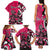 Personalized Canada Haida Eagle Family Matching Tank Maxi Dress and Hawaiian Shirt Pink Style - Wonder Print Shop