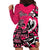 Personalized Canada Haida Eagle Hoodie Dress Pink Style - Wonder Print Shop