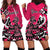 Personalized Canada Haida Eagle Hoodie Dress Pink Style - Wonder Print Shop