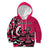 Personalized Canada Haida Eagle Kid Hoodie Pink Style - Wonder Print Shop