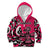 Personalized Canada Haida Eagle Kid Hoodie Pink Style - Wonder Print Shop