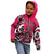 Personalized Canada Haida Eagle Kid Hoodie Pink Style - Wonder Print Shop