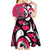 Personalized Canada Haida Eagle Kid Short Sleeve Dress Pink Style - Wonder Print Shop