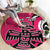 Personalized Canada Haida Eagle Round Carpet Pink Style