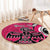 Personalized Canada Haida Eagle Round Carpet Pink Style