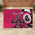 Personalized Canada Haida Eagle Rubber Doormat Pink Style