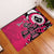 Personalized Canada Haida Eagle Rubber Doormat Pink Style