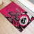 Personalized Canada Haida Eagle Rubber Doormat Pink Style