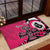 Personalized Canada Haida Eagle Rubber Doormat Pink Style