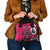 Personalized Canada Haida Eagle Shoulder Handbag Pink Style