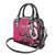 Personalized Canada Haida Eagle Shoulder Handbag Pink Style