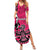 Personalized Canada Haida Eagle Summer Maxi Dress Pink Style