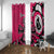 Personalized Canada Haida Eagle Window Curtain Pink Style