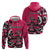 Personalized Canada Haida Eagle Zip Hoodie Pink Style