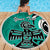 Personalized Canada Haida Eagle Beach Blanket Turquoise Style - Wonder Print Shop