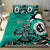 Personalized Canada Haida Eagle Bedding Set Turquoise Style - Wonder Print Shop