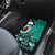 Personalized Canada Haida Eagle Car Mats Turquoise Style - Wonder Print Shop