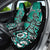 Personalized Canada Haida Eagle Car Seat Cover Turquoise Style - Wonder Print Shop