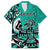 Personalized Canada Haida Eagle Family Matching Off Shoulder Maxi Dress and Hawaiian Shirt Turquoise Style - Wonder Print Shop