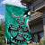 Personalized Canada Haida Eagle Garden Flag Turquoise Style - Wonder Print Shop