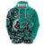 Personalized Canada Haida Eagle Hoodie Turquoise Style - Wonder Print Shop